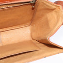 MCM Logogram Vicetos Shoulder Bag PVC Leather Brown Gold Auth BA3483-18