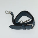 PRADA Hand Bag Nylon Leather Blue Silver Auth BA3485V-22