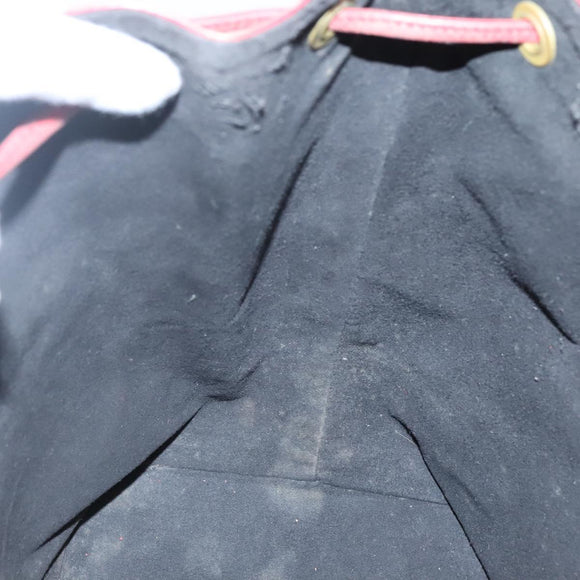 LOUIS VUITTON Epi Petit Noe Shoulder Bag Red M44107 LV Auth BA3486