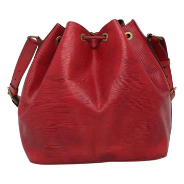 LOUIS VUITTON Epi Petit Noe Shoulder Bag Red M44107 LV Auth BA3486 - 0