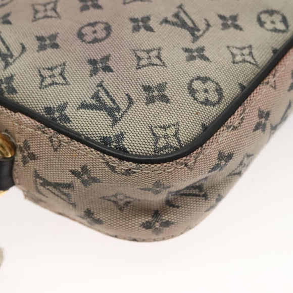 LOUIS VUITTON Monogram Mini Juliet MM Shoulder Bag Blue M92004 LV Auth BA3497
