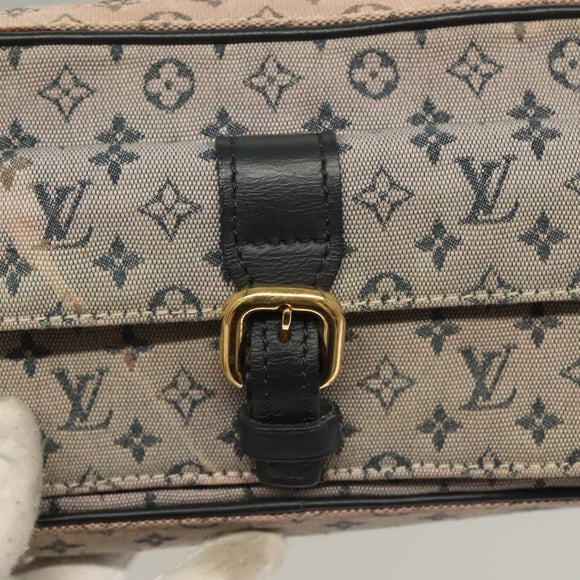 LOUIS VUITTON Monogram Mini Juliet MM Shoulder Bag Blue M92004 LV Auth BA3497