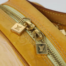 LOUIS VUITTON Monogram Vernis Wooster Bag Lime Yellow M91075 LV Auth BA3504-18