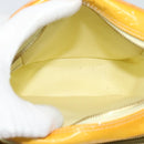 LOUIS VUITTON Monogram Vernis Wooster Bag Lime Yellow M91075 LV Auth BA3504-11