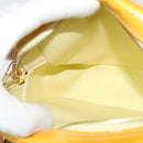 LOUIS VUITTON Monogram Vernis Wooster Bag Lime Yellow M91075 LV Auth BA3504-21