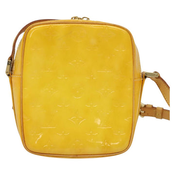 LOUIS VUITTON Monogram Vernis Wooster Bag Lime Yellow M91075 LV Auth BA3504 - 0