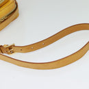 LOUIS VUITTON Monogram Vernis Wooster Bag Lime Yellow M91075 LV Auth BA3504-7