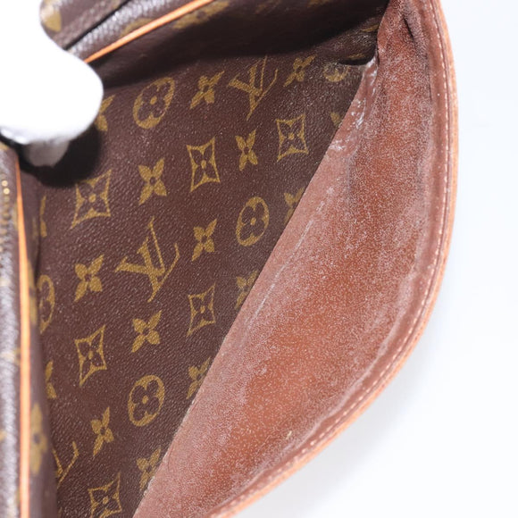 LOUIS VUITTON Monogram Compiegne 28 Clutch Bag M51845 LV Auth BA3505