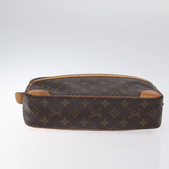 LOUIS VUITTON Monogram Compiegne 28 Clutch Bag M51845 LV Auth BA3505