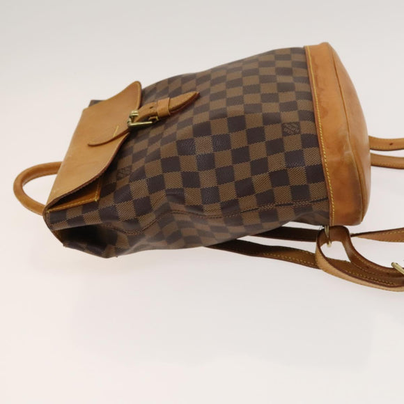 LOUIS VUITTON Damier Ebene Arlucan Backpack N99038 LV Auth BA3508