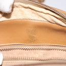 GUCCI Micro GG Supreme Shoulder Bag PVC Leather Brown Gold Auth BA351-19