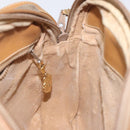 GUCCI Micro GG Supreme Shoulder Bag PVC Leather Brown Gold Auth BA351-20