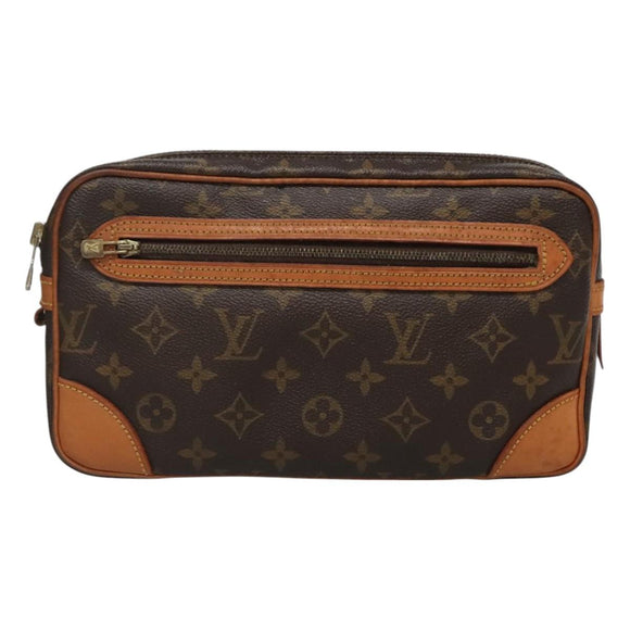 LOUIS VUITTON Monogram Marly Dragonne GM Clutch Bag M51825 LV Auth BA3510