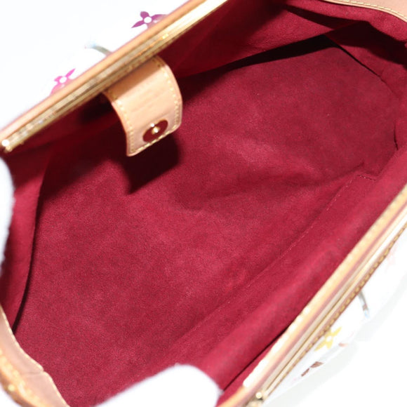 LOUIS VUITTON Monogram Multicolor Judy MM Bag 2Way White M40255 LV Auth BA3511SAV