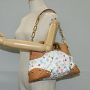 LOUIS VUITTON Monogram Multicolor Judy MM Bag 2Way White M40255 LV Auth BA3511SAV-20