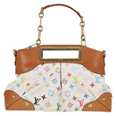 LOUIS VUITTON Monogram Multicolor Judy MM Bag 2Way White M40255 LV Auth BA3511SAV-2