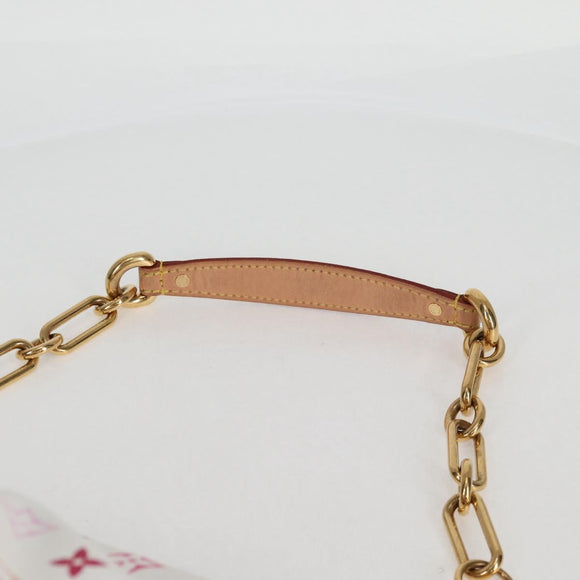 LOUIS VUITTON Monogram Multicolor Judy MM Bag 2Way White M40255 LV Auth BA3511SAV