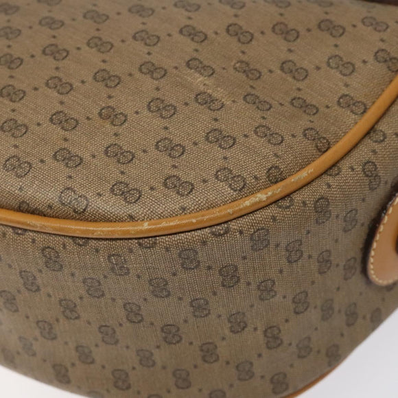 GUCCI Micro GG Supreme Web Sherry Line Bag PVC Brown 001 115 0918 Auth BA352