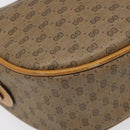 GUCCI Micro GG Supreme Web Sherry Line Bag PVC Brown 001 115 0918 Auth BA352-14