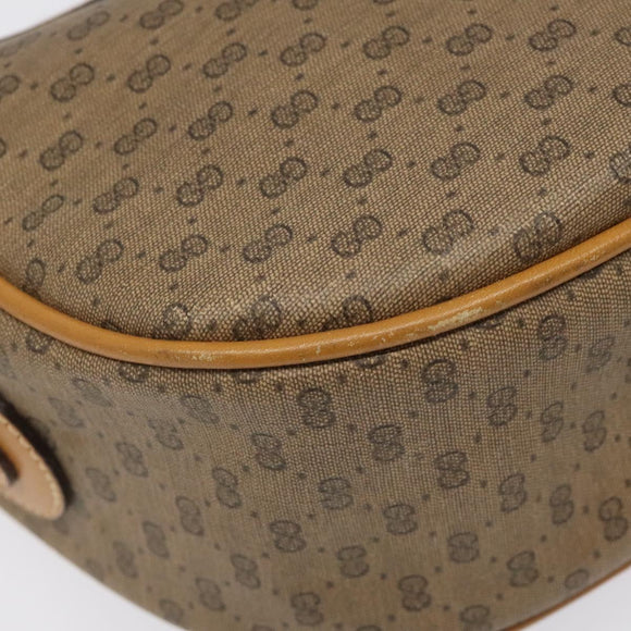 GUCCI Micro GG Supreme Web Sherry Line Bag PVC Brown 001 115 0918 Auth BA352