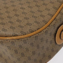 GUCCI Micro GG Supreme Web Sherry Line Bag PVC Brown 001 115 0918 Auth BA352-15