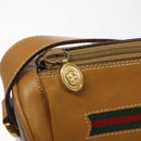 GUCCI Micro GG Supreme Web Sherry Line Bag PVC Brown 001 115 0918 Auth BA352-18