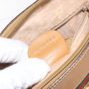 GUCCI Micro GG Supreme Web Sherry Line Bag PVC Brown 001 115 0918 Auth BA352-12