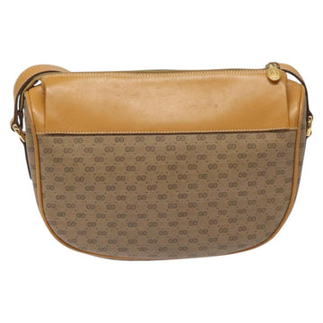 GUCCI Micro GG Supreme Web Sherry Line Bag PVC Brown 001 115 0918 Auth BA352 - 0