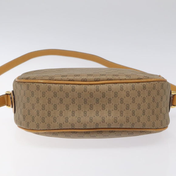 GUCCI Micro GG Supreme Web Sherry Line Bag PVC Brown 001 115 0918 Auth BA352