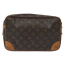 LOUIS VUITTON Monogram Compiegne 28 Clutch Bag M51845 LV Auth BA3523-2