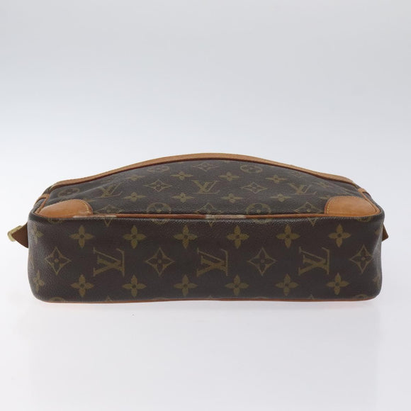 LOUIS VUITTON Monogram Compiegne 28 Clutch Bag M51845 LV Auth BA3523