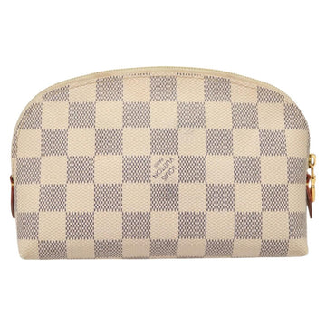 LOUIS VUITTON Damier Azur Pochette Cosmetic PM Pouch N60024 LV Auth BA3528 - 0