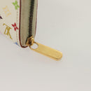 LOUIS VUITTON Monogram Multicolor Zippy Coin Purse White M93741 LV Auth BA3531-8