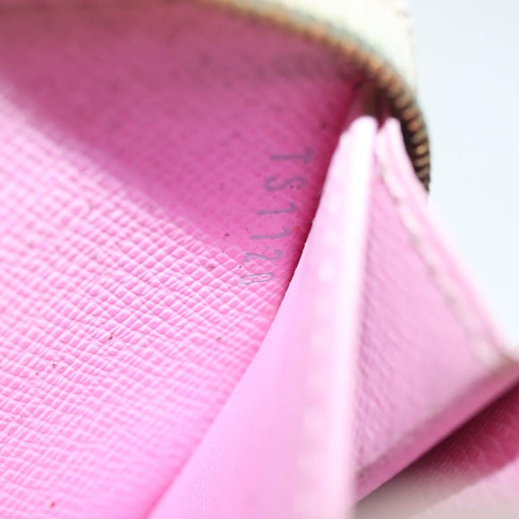 LOUIS VUITTON Monogram Multicolor Zippy Coin Purse White M93741 LV Auth BA3531