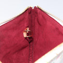 LOUIS VUITTON Monogram Multicolor Pochette GM Pouch White M60027 Auth BA3532V-20