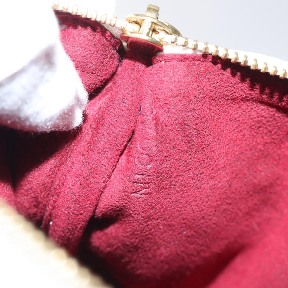LOUIS VUITTON Monogram Multicolor Pochette GM Pouch White M60027 Auth BA3532V