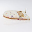 LOUIS VUITTON Monogram Multicolor Pochette GM Pouch White M60027 Auth BA3532V-3