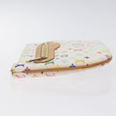 LOUIS VUITTON Monogram Multicolor Pochette GM Pouch White M60027 Auth BA3532V-4