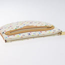 LOUIS VUITTON Monogram Multicolor Pochette GM Pouch White M60027 Auth BA3532V-5