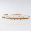 LOUIS VUITTON Monogram Multicolor Pochette GM Pouch White M60027 Auth BA3532V-6