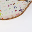 LOUIS VUITTON Monogram Multicolor Pochette GM Pouch White M60027 Auth BA3532V-7
