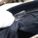 BURBERRY Nova Check Shoulder Bag PVC Beige Auth BA3536-12