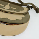 SAINT LAURENT Shoulder Bag Canvas Leather Khaki Auth BA3537-15