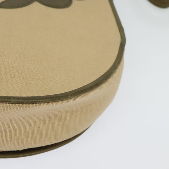 SAINT LAURENT Shoulder Bag Canvas Leather Khaki Auth BA3537