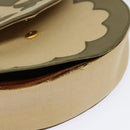 SAINT LAURENT Shoulder Bag Canvas Leather Khaki Auth BA3537-9