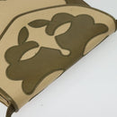 SAINT LAURENT Shoulder Bag Canvas Leather Khaki Auth BA3537-6