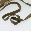 SAINT LAURENT Shoulder Bag Canvas Leather Khaki Auth BA3537-7