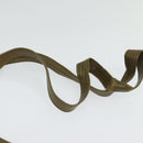 SAINT LAURENT Shoulder Bag Canvas Leather Khaki Auth BA3537-8