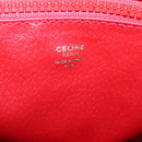CELINE Shoulder Bag Leather Blue Gold Auth BA3538-12