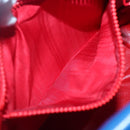 CELINE Shoulder Bag Leather Blue Gold Auth BA3538-11